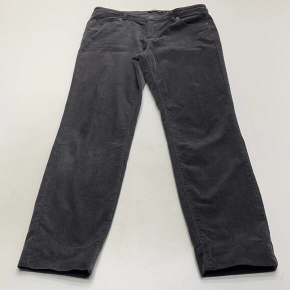 BUFFALO Women’s 8 Gray Mid Rise Skinny Stretch SUPREME Corduroy - Picture 1 of 4